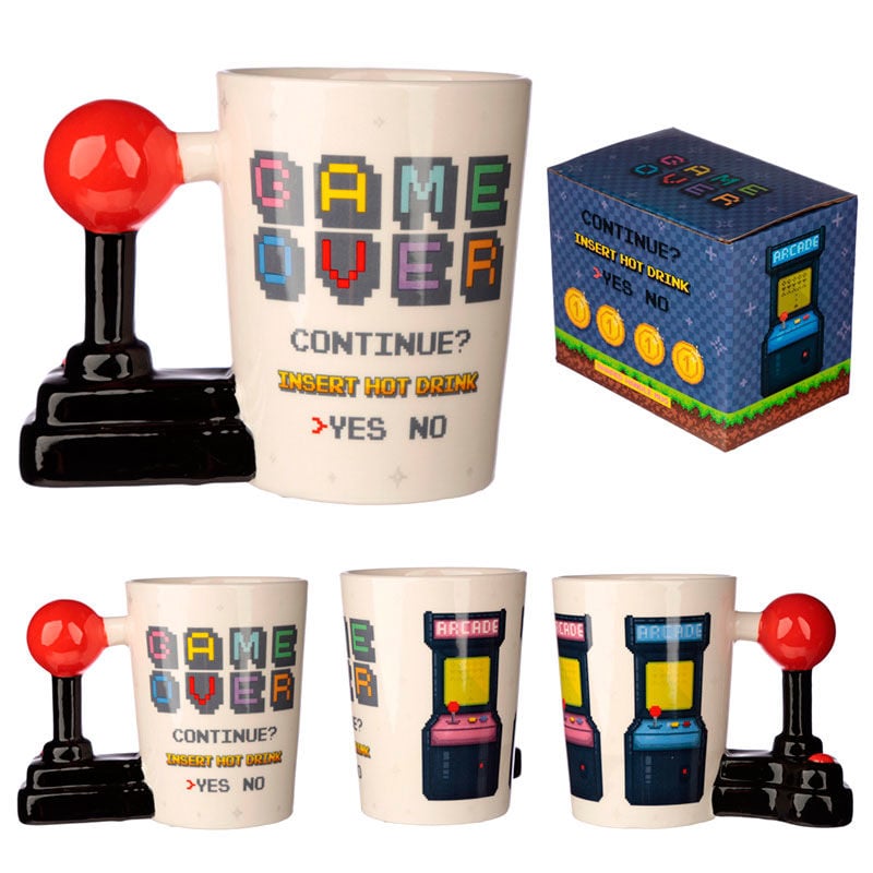 Taza asa 3D Joystick Arcade Game Over - imagen 5
