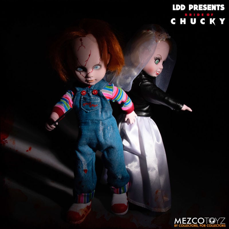 Set 2 muñecos Chucky and Tifanny Living Dead Dolls 25cm - imagen 6