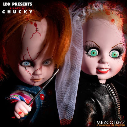 Set 2 muñecos Chucky and Tifanny Living Dead Dolls 25cm - imagen 7