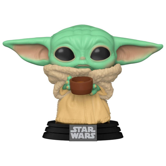 Funko POP Star Wars Mandalorian The Child with Cup - imagen 2