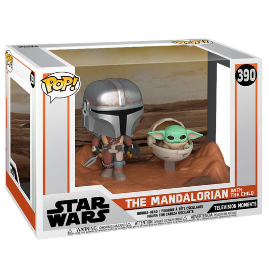 Figura POP Star Wars Mandalorian - The Child and Mandalorian - imagen 2