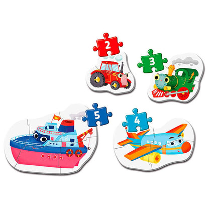 Puzzle My First Puzzle Means of Transport 3-6-9-12pzs - imagen 2