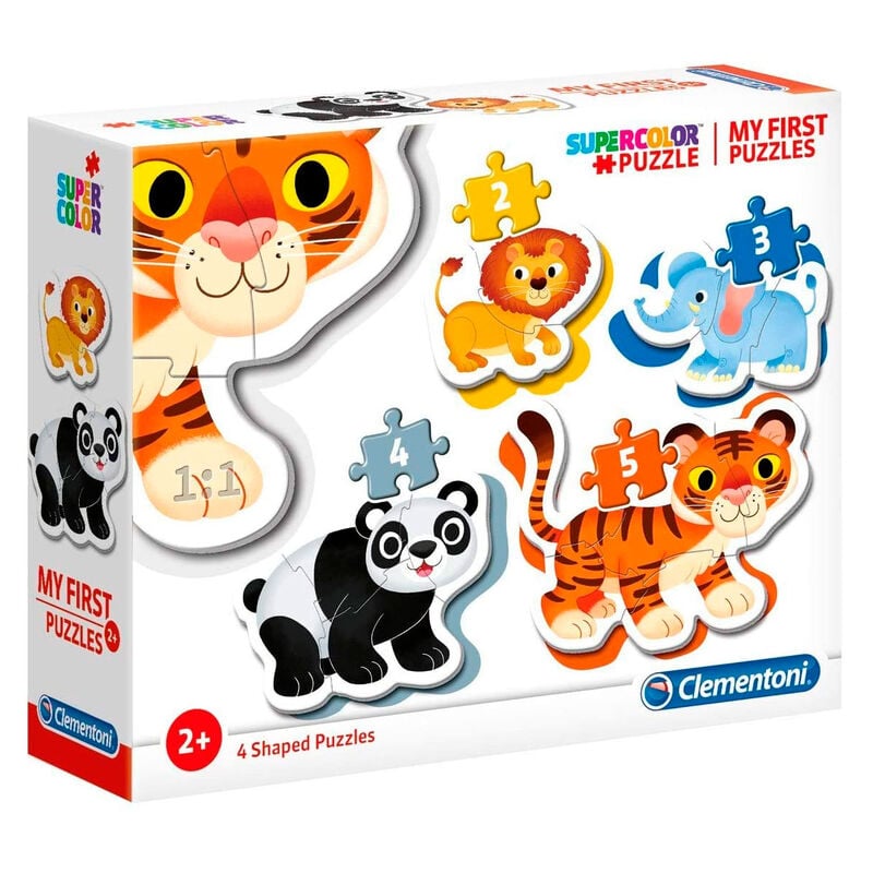 Puzzle My First Puzzle Wild Animals 3-6-9-12pzs - imagen 3