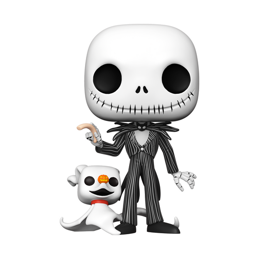 Figura POP Disney Pesadilla Antes de Navidad Jack with Zero 25cm