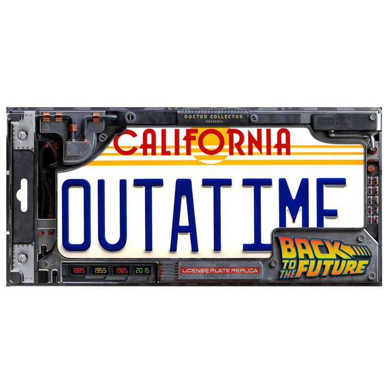 Replica matricula DeLorean Outatime Regreso al Futuro - imagen 3