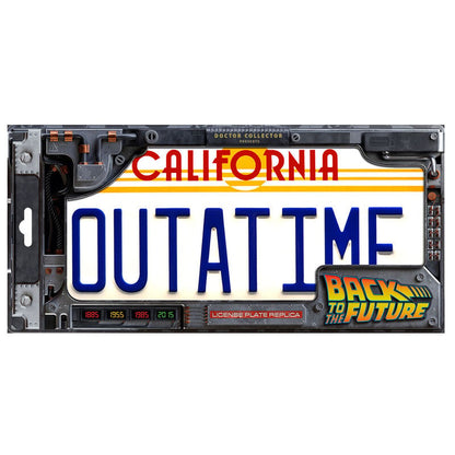 Replica matricula DeLorean Outatime Regreso al Futuro - imagen 3