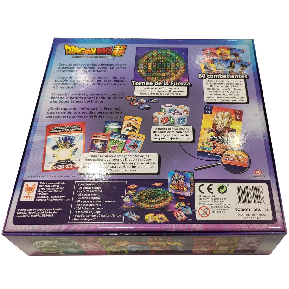 Juego mesa Dragon Ball Super español - imagen 2