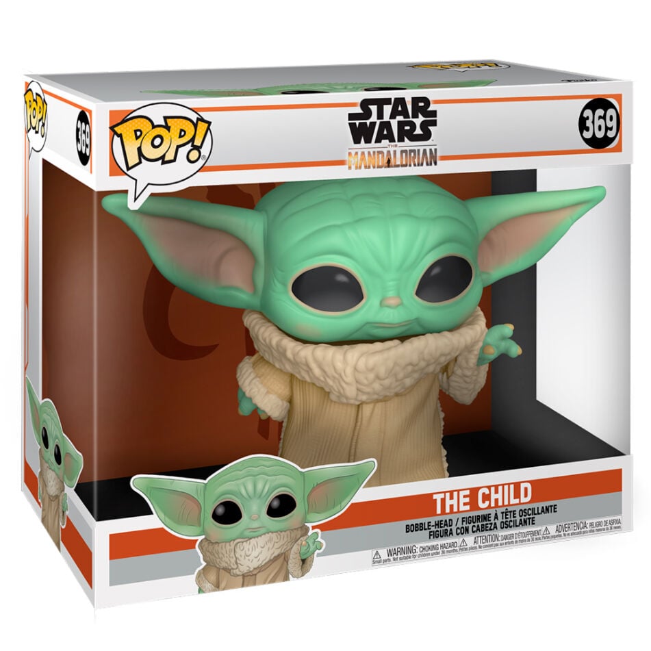Figura POP Star Wars Mandalorian Yoda The Child 25cm - imagen 3