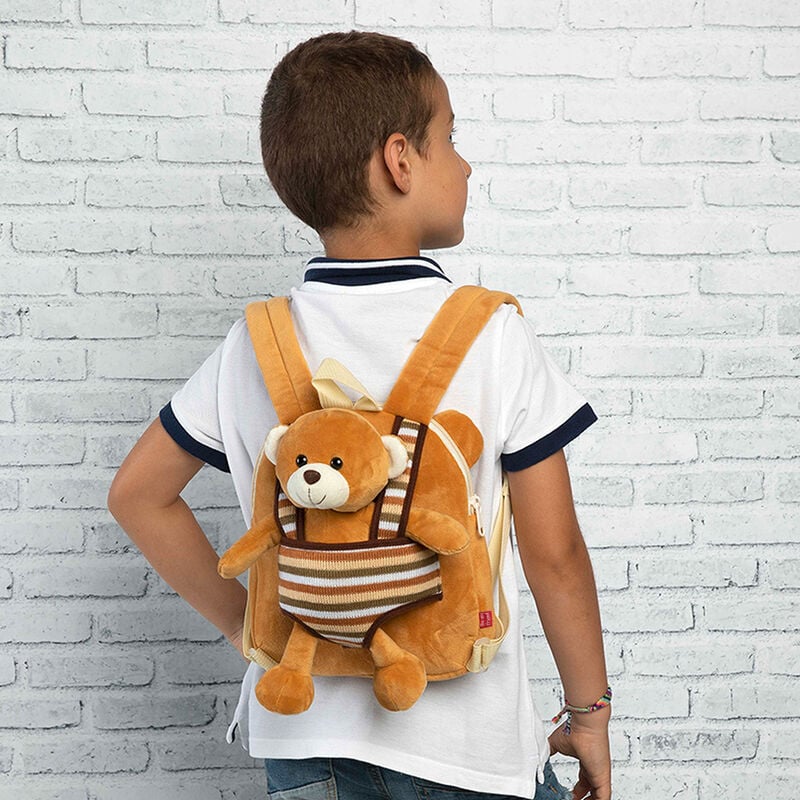 Mochila reversible + peluche Oso Benji 25cm - imagen 3