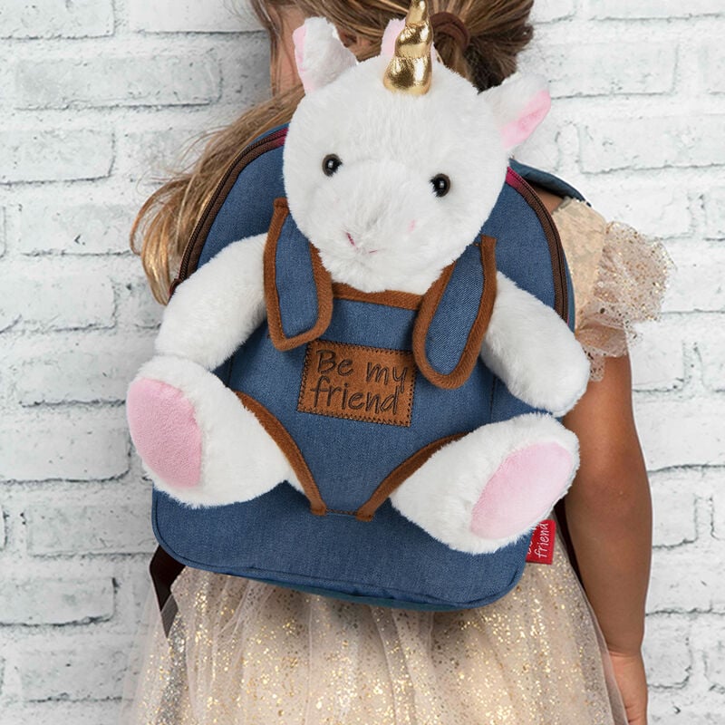 Mochila + peluche Unicornio Tiara 26cm - imagen 2
