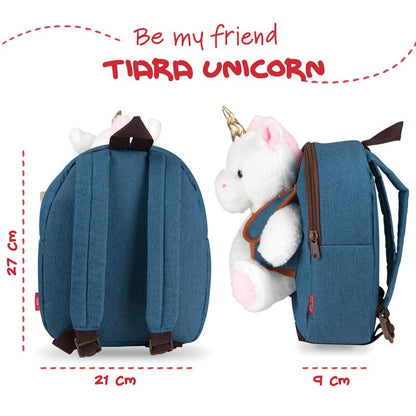 Mochila + peluche Unicornio Tiara 26cm - imagen 3