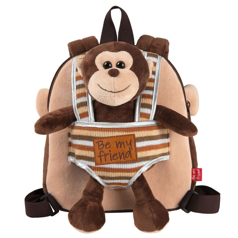 Mochila reversible + peluche Mono Max 25cm - imagen 4