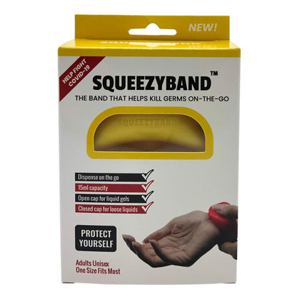 Pulsera Dispensadora de Gel Ajustable Amarillo adulto - imagen 2