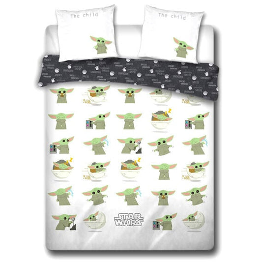 Funda nordica Baby Yoda The Mandalorian Star Wars algodon cama 135cm