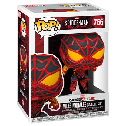 Figura POP Marvel Spiderman Miles Morales S.T.R.I.K.E. Suit - imagen 2