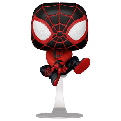 Figura POP Marvel Spiderman Miles Morales Bodega Cat Suit - imagen 2
