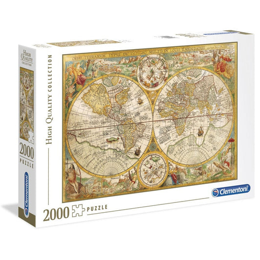 Puzzle Mapa Antiguo 2000pzs - imagen 2