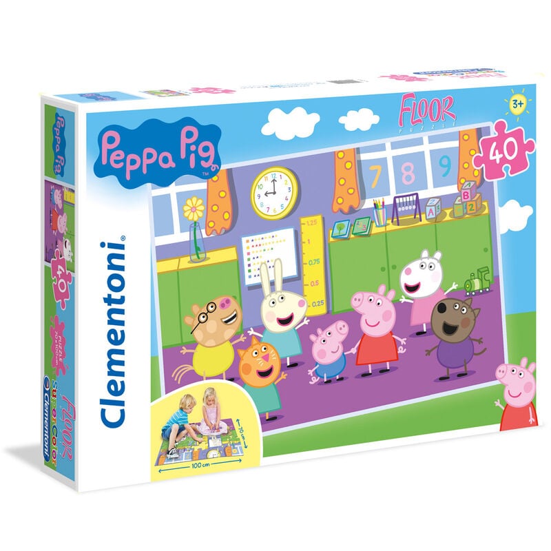 Puzzle Floor Peppa Pig 40pzs - imagen 2