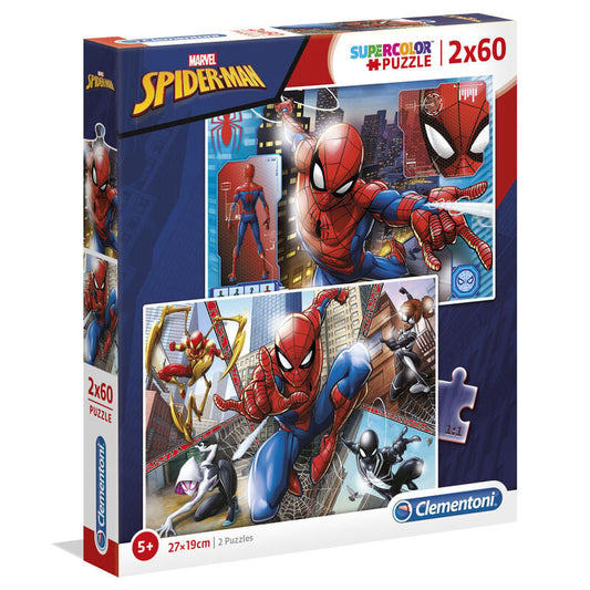 Puzzle Spiderman Marvel 2x60pzs - imagen 2