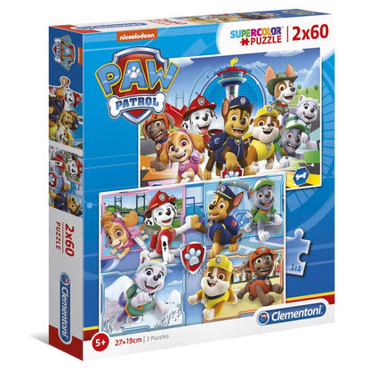 Puzzle Patrulla Canina Paw Patrol 2x60pzs - imagen 2