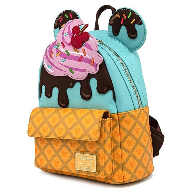 Mochila Ice Cream Mickey Minnie Disney Loungefly - imagen 3