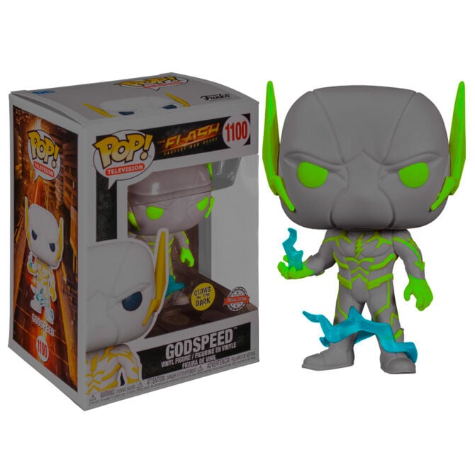 Figura POP DC Comics The Flash Godspeed Glow in the Dark Exclusive - imagen 2