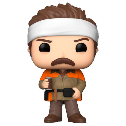 Figura POP Parks and Rec Hunter Ron 5 + 1 Chase - imagen 3