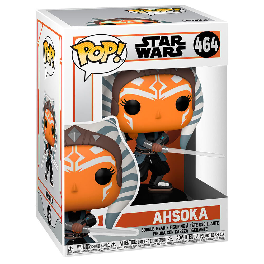 Figura POP Star Wars Mandalorian Ahsoka with Sabers - imagen 2