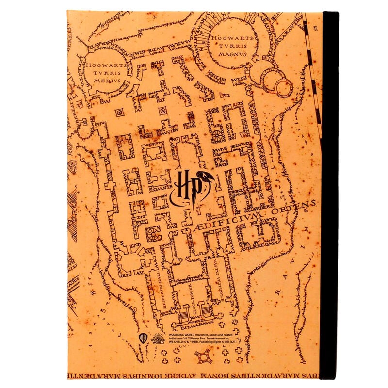 Cuaderno A5 Mapa del Merodeador Harry Potter - imagen 2