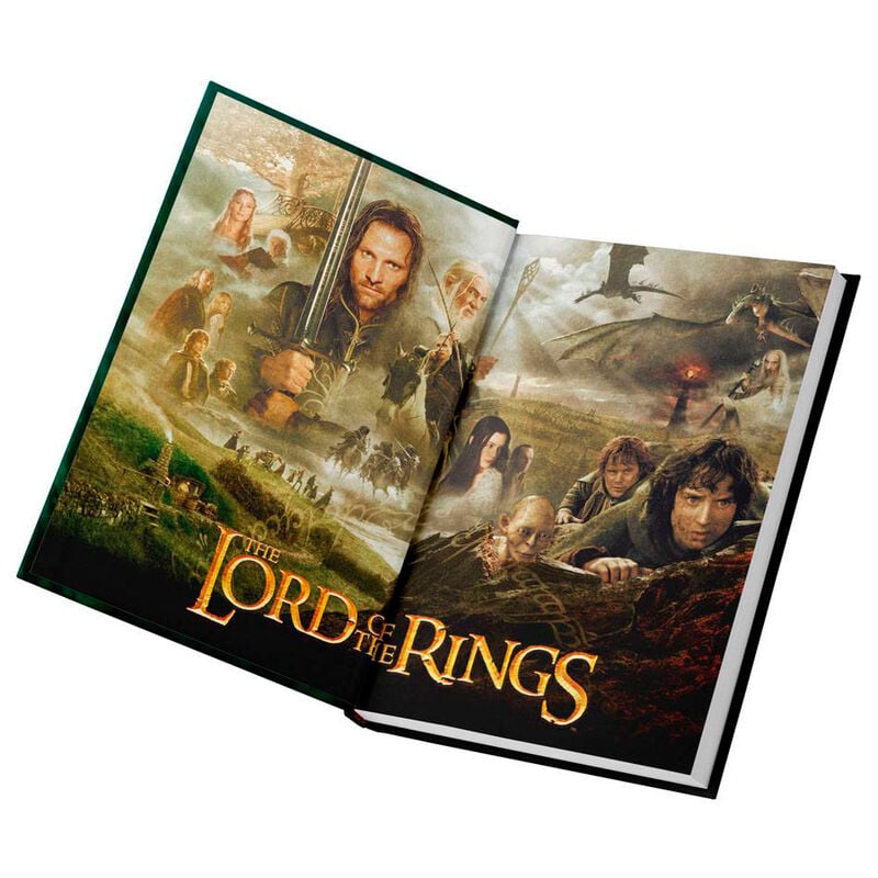 Cuaderno A5 One Ring To Rule Them All El Señor de los Anillos con luz - imagen 3