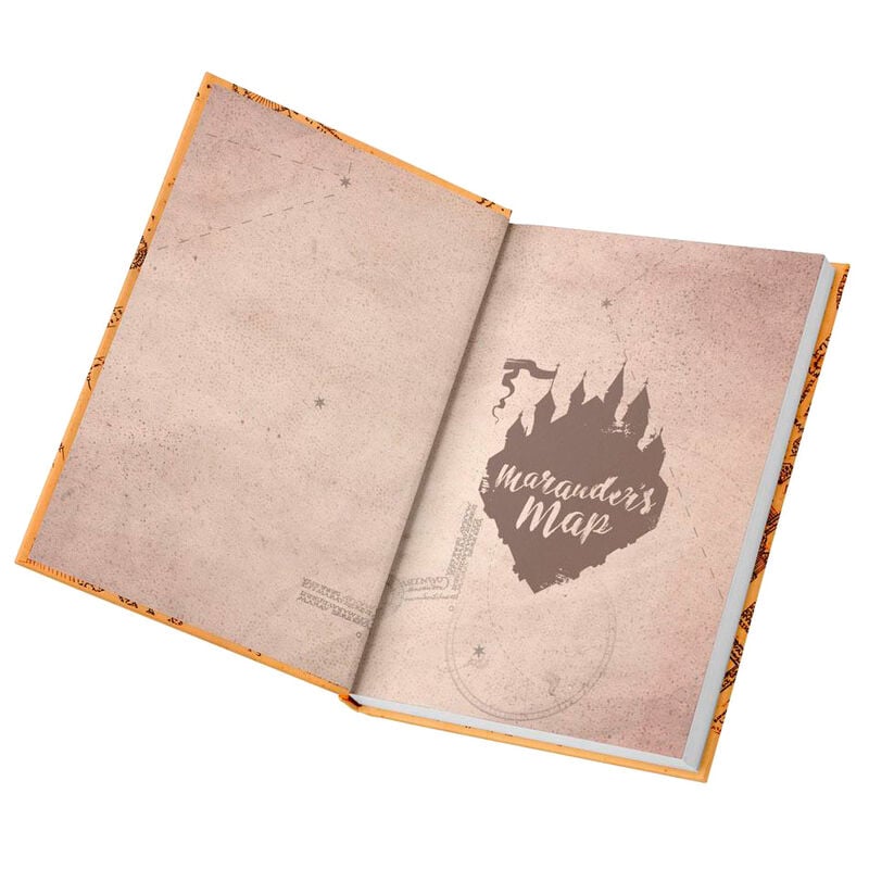 Cuaderno A5 Mapa del Merodeador Harry Potter - imagen 3
