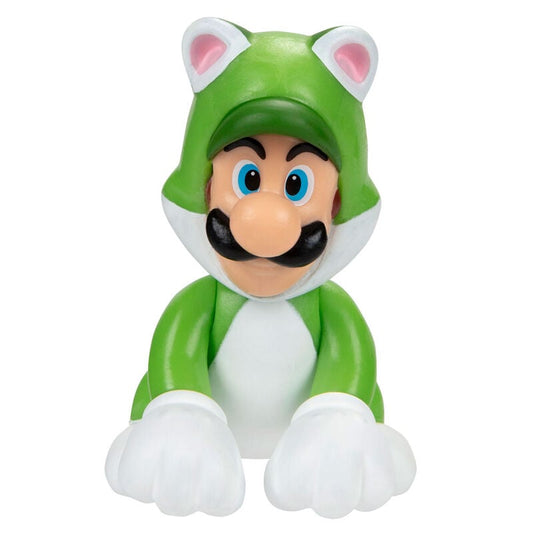 Figura Luigi Felino Super Mario Nintendo 6,5cm - imagen 2