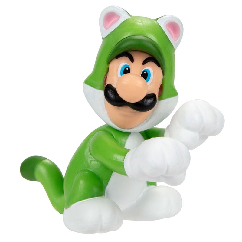 Figura Luigi Felino Super Mario Nintendo 6,5cm - imagen 5