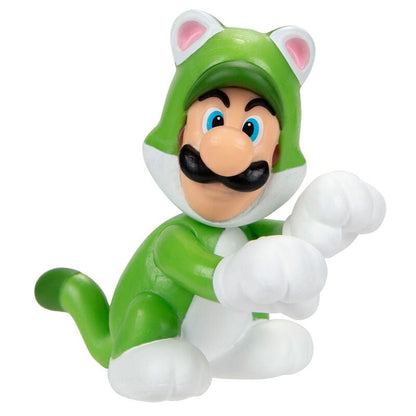 Figura Luigi Felino Super Mario Nintendo 6,5cm - imagen 5