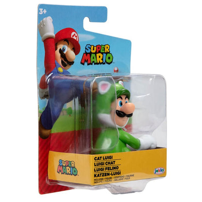 Figura Luigi Felino Super Mario Nintendo 6,5cm - imagen 6