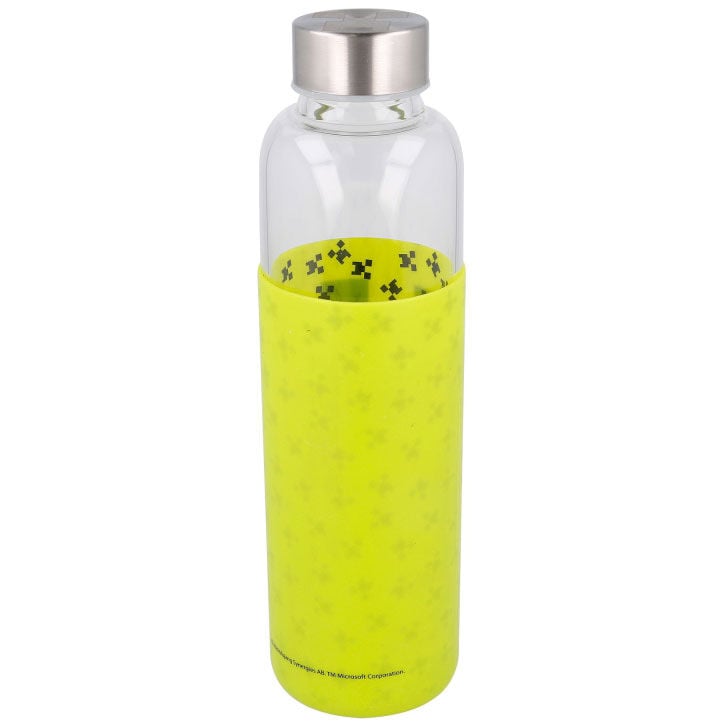 Botella cristal Minecraft funda silicona 585ml - imagen 2
