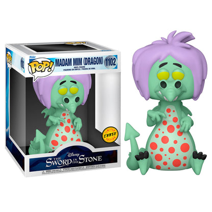 Figura POP Disney Merlin El Encantador Mim as Dragon 15cm 10+2 Chase - imagen 2