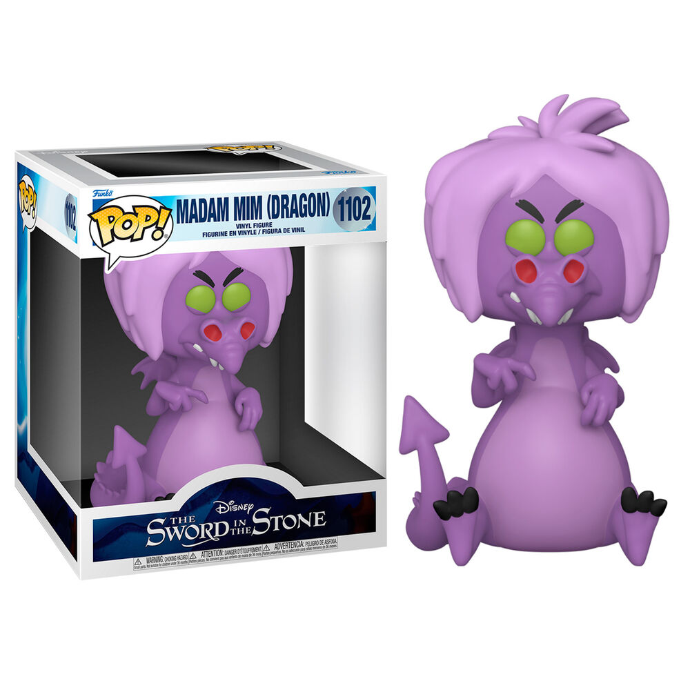Figura POP Disney Merlin El Encantador Mim as Dragon 15cm 10+2 Chase - imagen 3