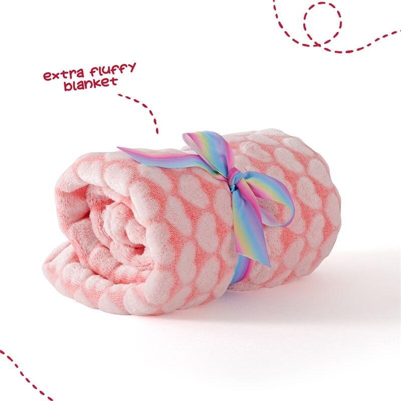Peluche + Manta suave Unicornio Tiara 22cm - imagen 5
