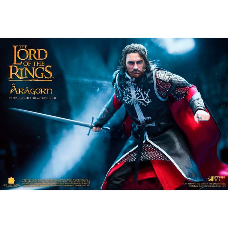 Figura Real Master Aragorn El Señor de los Anillos 23cm - imagen 2