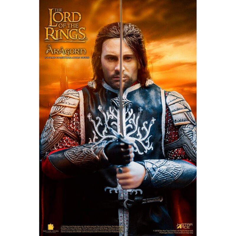 Figura Real Master Aragorn El Señor de los Anillos 23cm - imagen 4