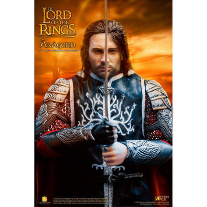 Figura Real Master Aragorn El Señor de los Anillos 23cm - imagen 4