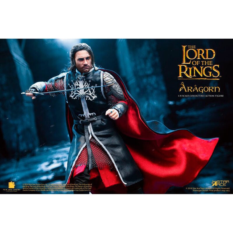 Figura Real Master Aragorn El Señor de los Anillos 23cm - imagen 5