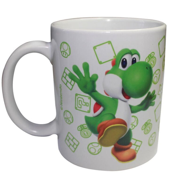 Hucha + taza Yoshi Super Mario Bros Nintendo - imagen 2