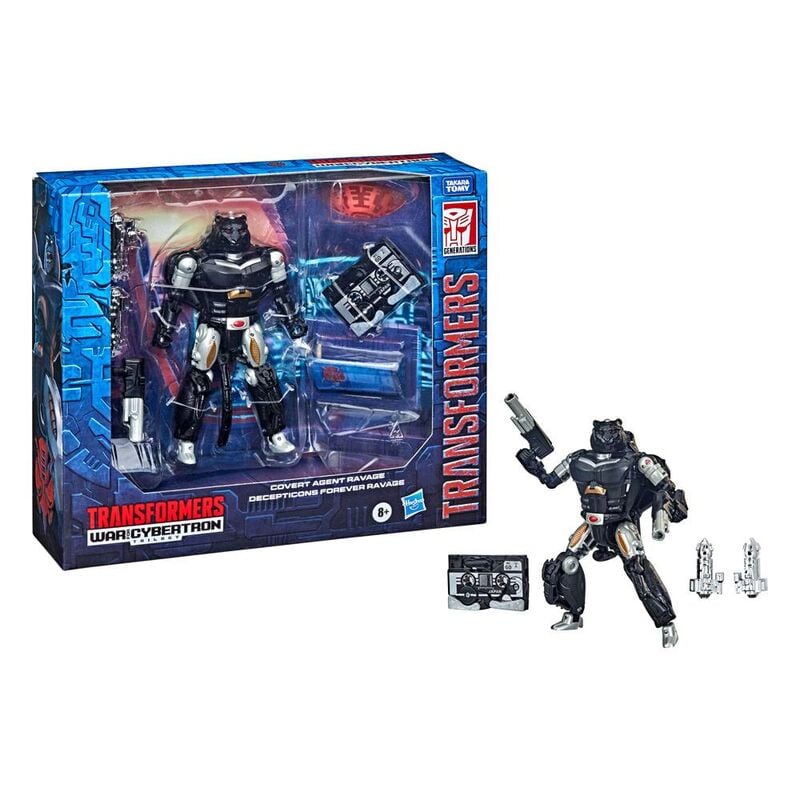 Blister figura Covert Agent Ravage + Decepticon Forever Ravage War From - imagen 2
