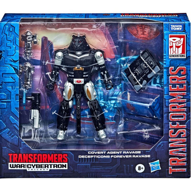 Blister figura Covert Agent Ravage + Decepticon Forever Ravage War From - imagen 4
