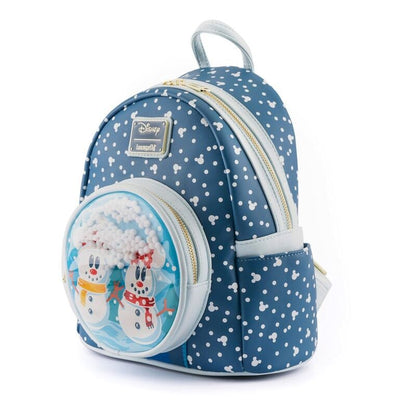 Mochila Mickey Minnie Snowman Disney Loungefly 26cm - imagen 2