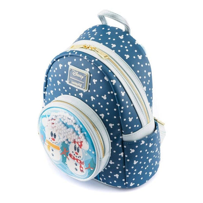 Mochila Mickey Minnie Snowman Disney Loungefly 26cm - imagen 3