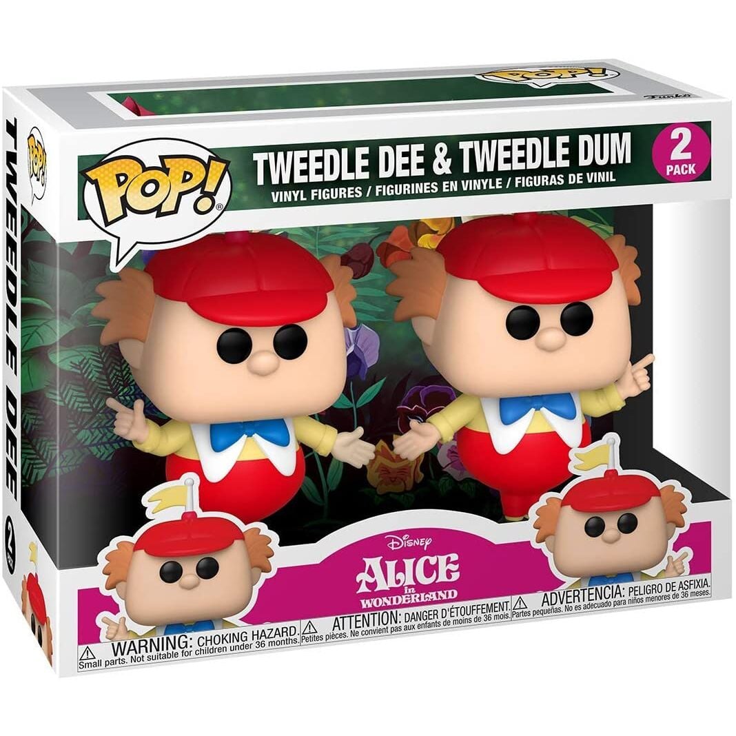Blister 2 figuras POP Disney Alicia en el Pais de las Maravillas Tweedle Dee - imagen 2