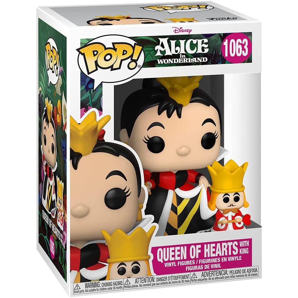 Figura POP Disney Alicia en el Pais de las Maravillas Queen with King - imagen 2